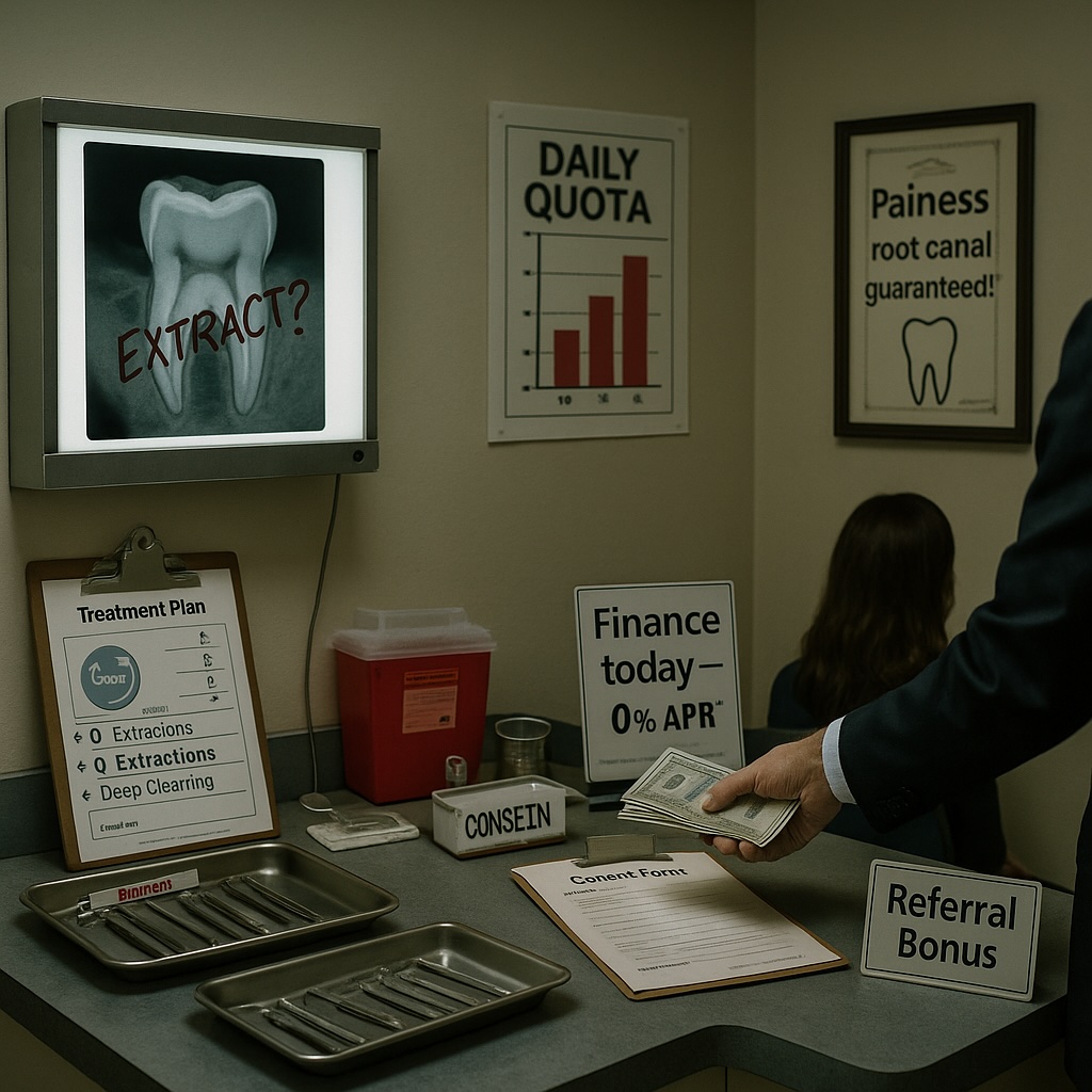 Ethical concerns and violations opinions at Sage Dental dentistry